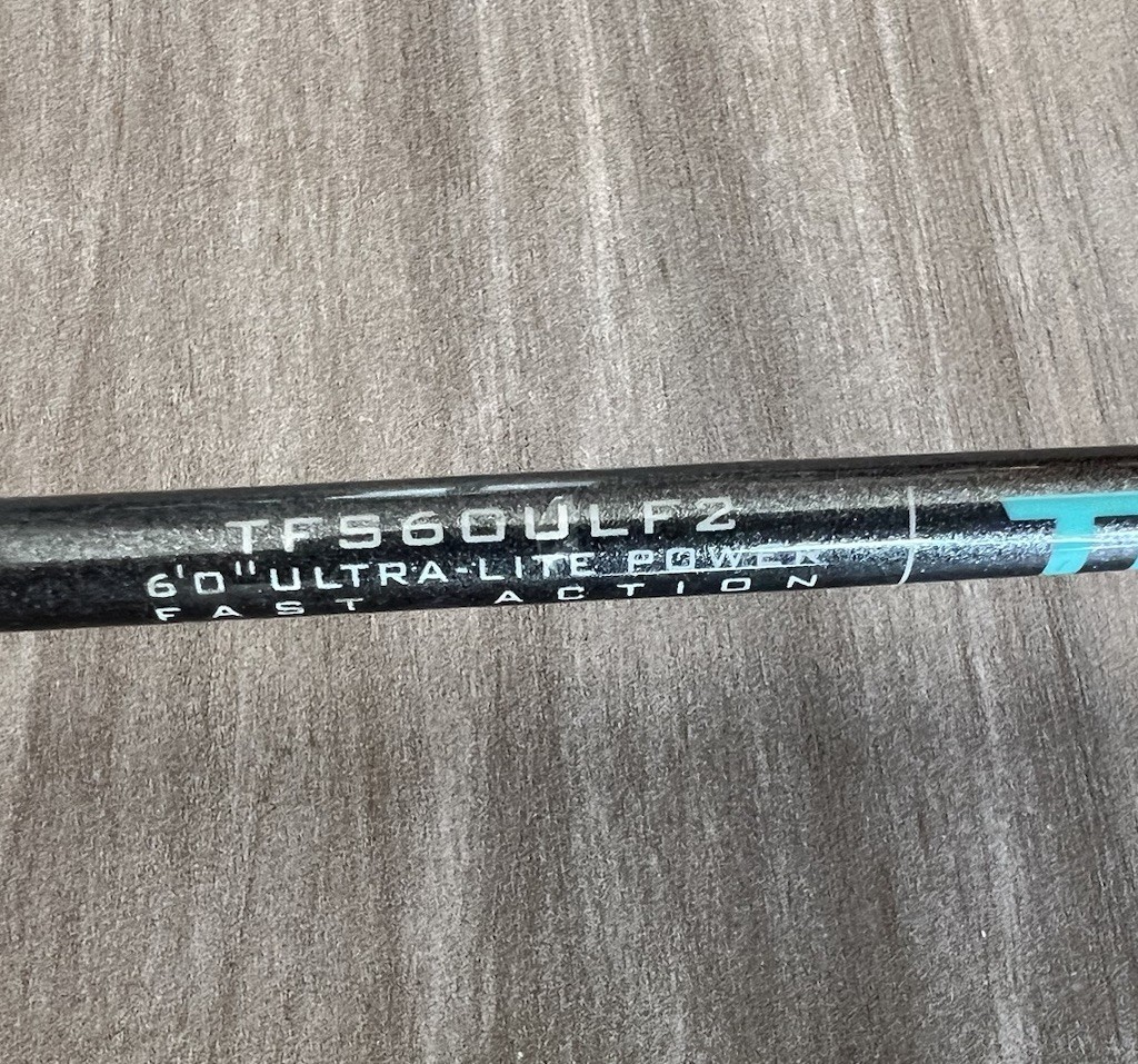 St Croix Trout Series TF560ULF2 Spinning Fishing Rod 2-6 LB 2-Piece Ultra Light