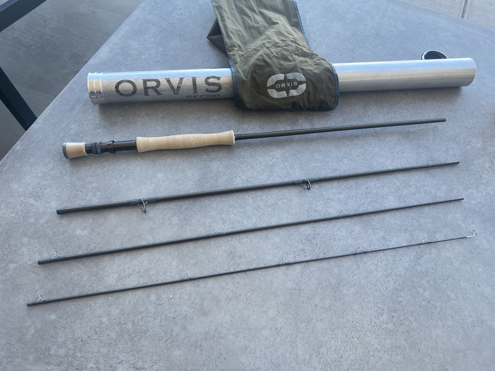 NEW Orvis Recon Fly Rod – 9’ 10WT – 4-Piece – 3 7/8 oz -Never Fished – USA Made