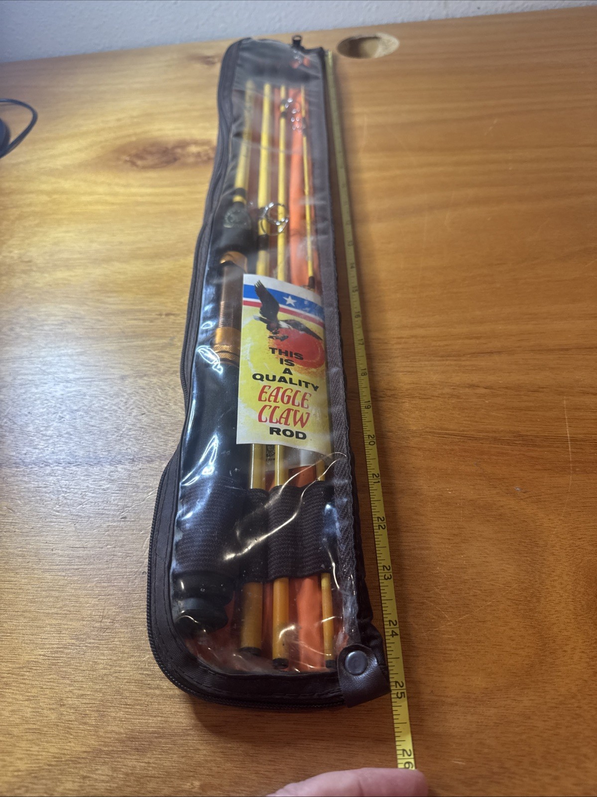 EAGLE CLAW Pack It Rod Spin /Fly 7’6″ 4Pc Medium #PK601-76 Great Condition. NEW