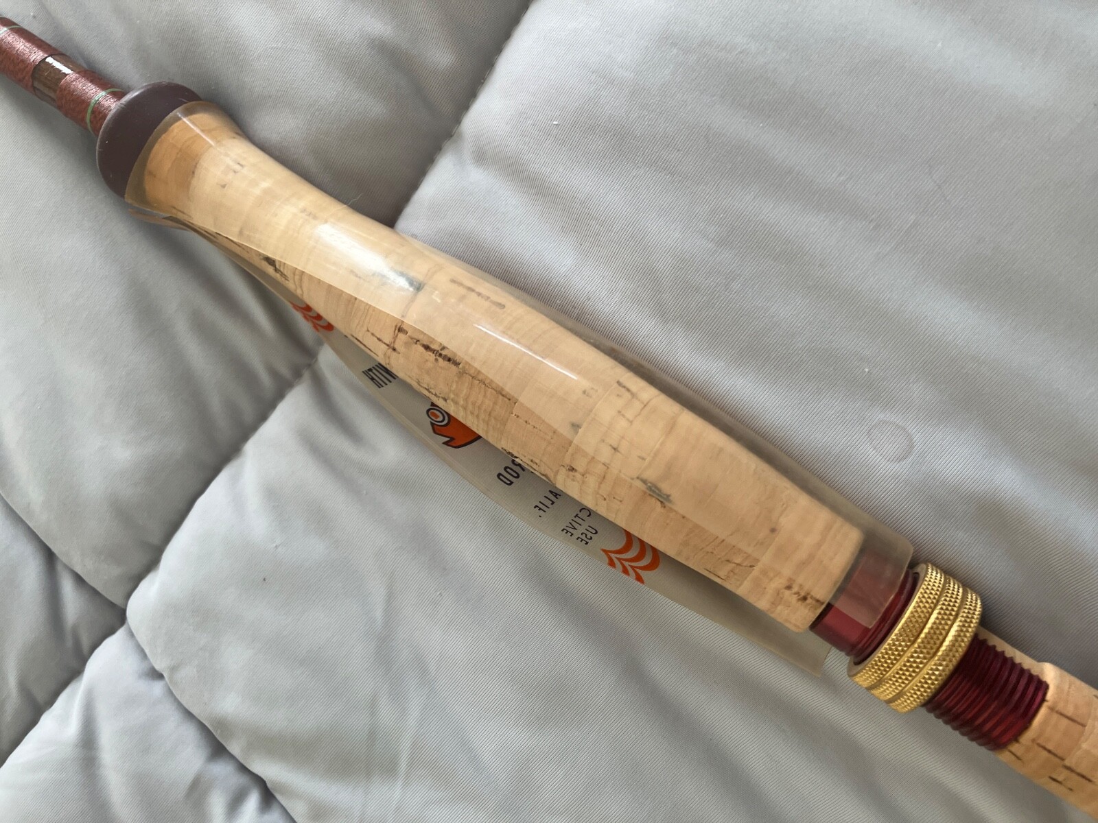 NEW VINTAGE Royal Javelin 2 pcs. 8 Ft. Fishing Rod Custom Built Conolon #78614