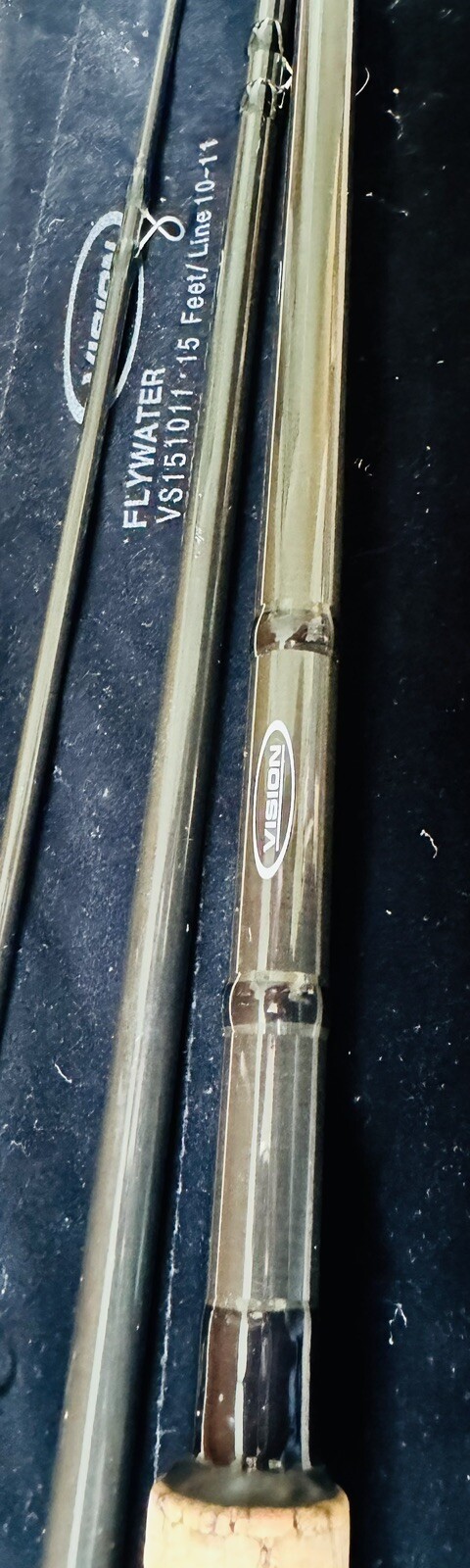 15 Foot #10/11 Vision Flywater DH Spey Salmon 3 Piece Fly Rod &Bag