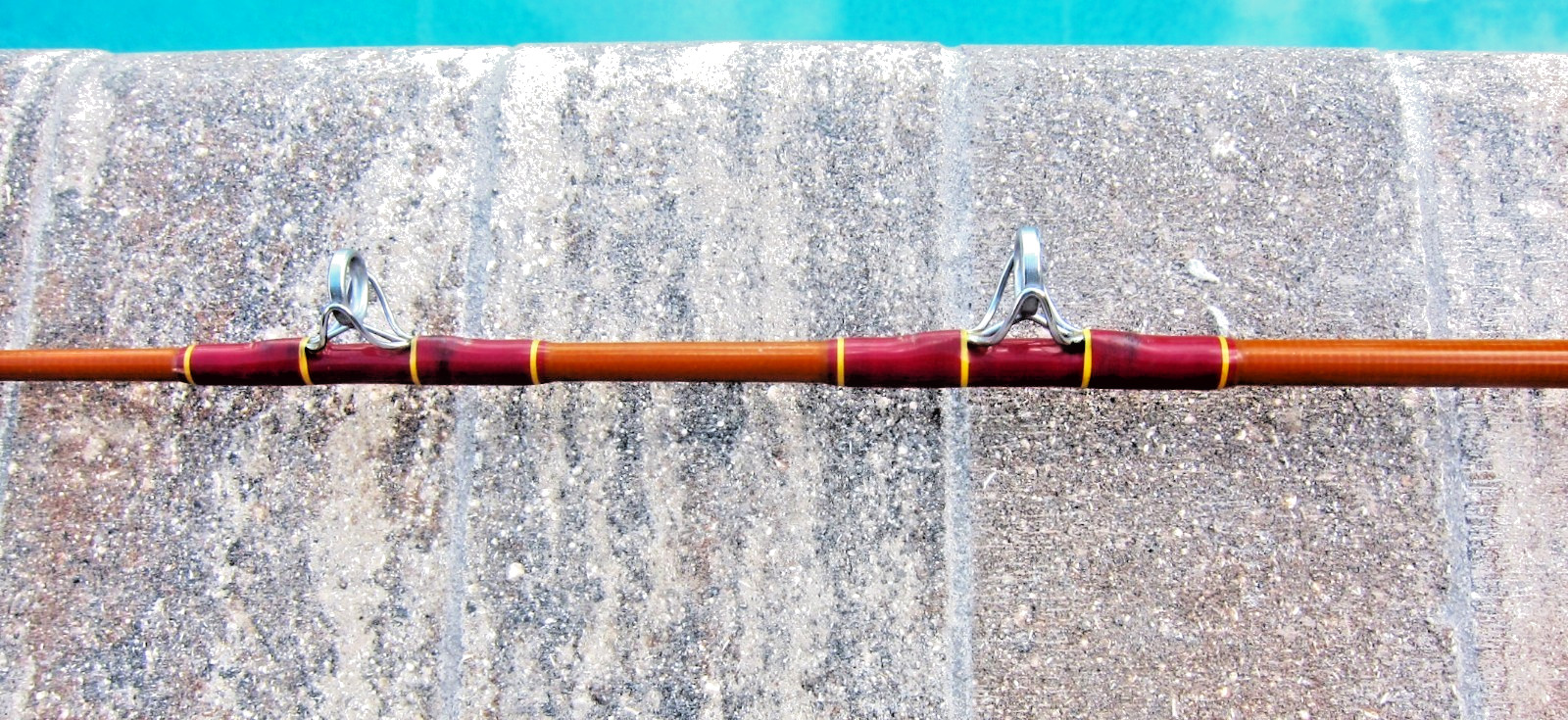 Vintage Custom Calstar T655H Stand-Up Rod by The Rusty Hook: 5’5″; 30-80lb -USED