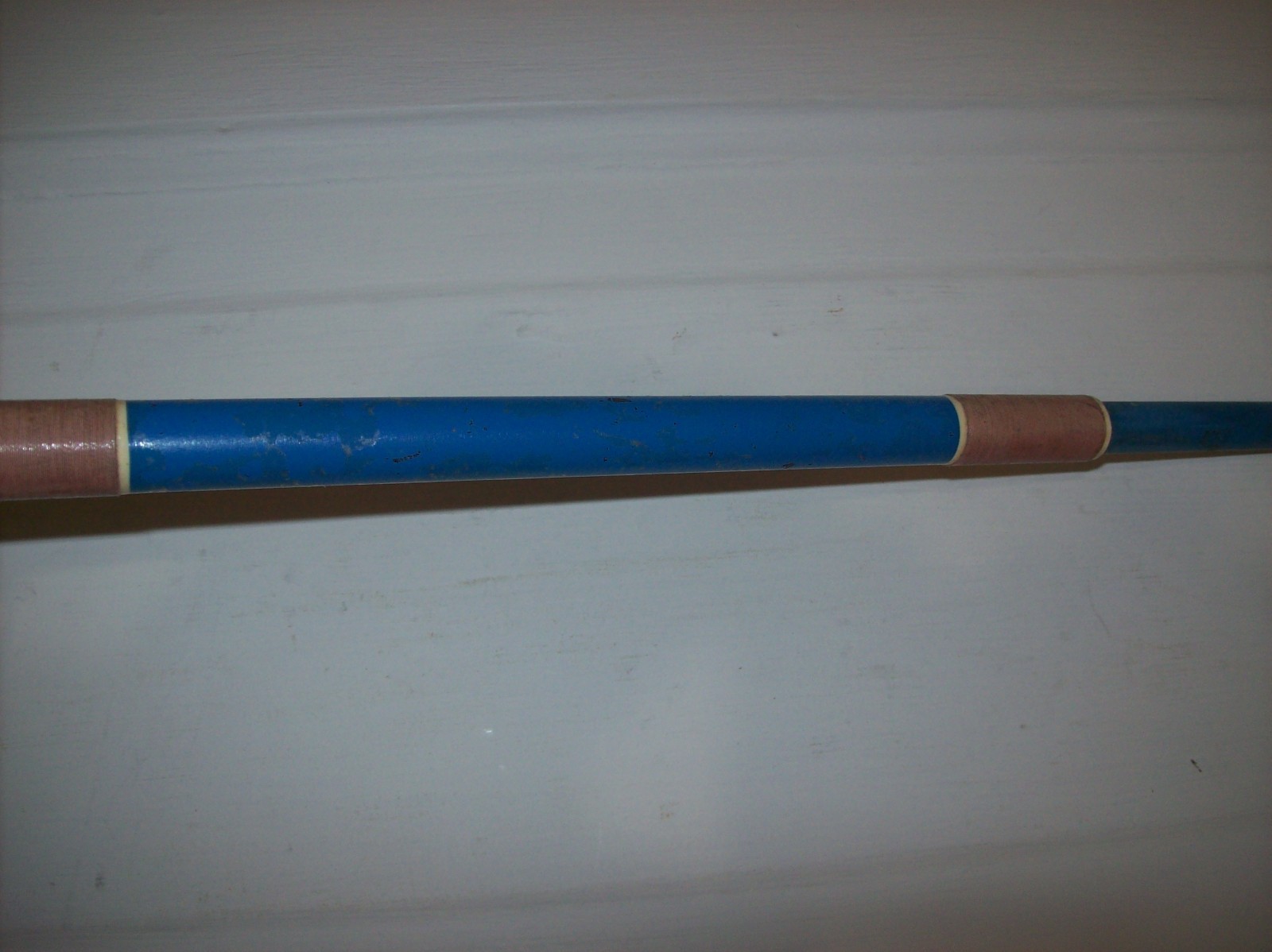 Vintage BRULE Iron River Wisconsin Fishing Rod 9 feet, 2-Piece