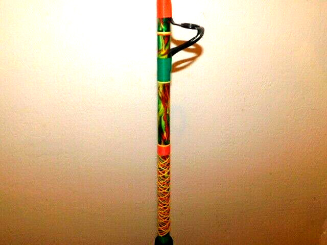 CUSTOM CONVENTIONAL ROD 7′ TROPICAL MARBLE 50-80 LB TURBO’S NEW