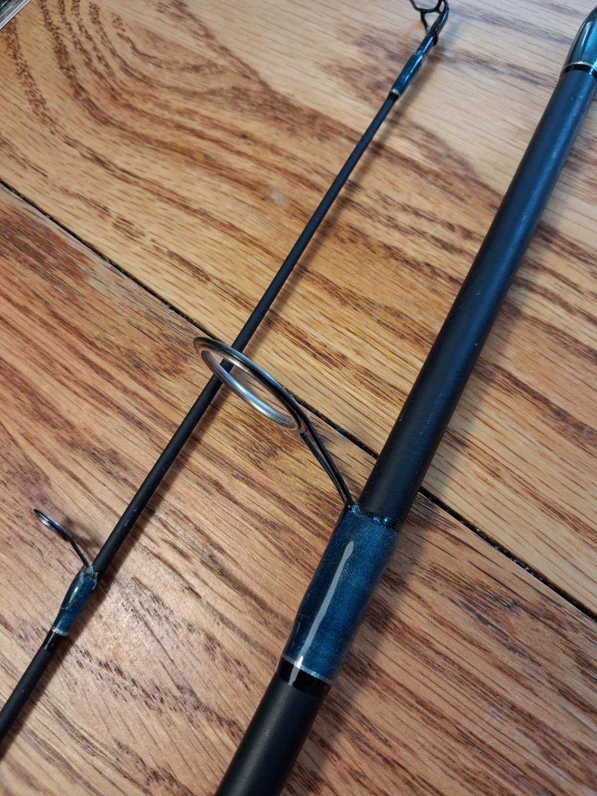 BASS PRO SHOPS, Stampede Spinning Rod, 5’6″ 2-8 LB. LINE, 2 Pieces , Excellent