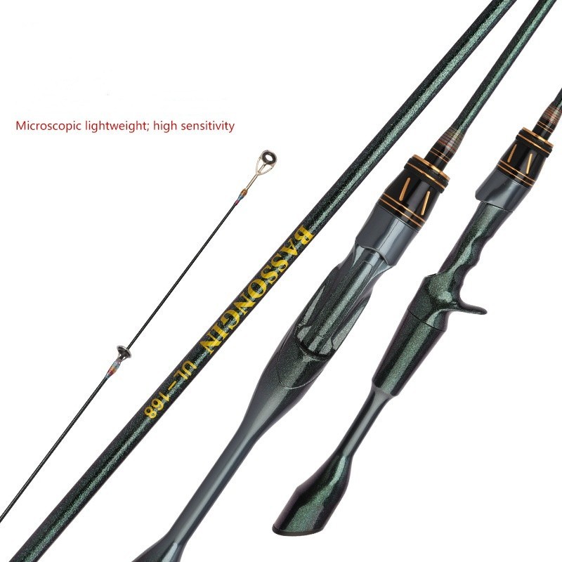 Fishing Rods Casting Spinning Rod Lure Rod Ultra light 2 Sections Pole Portable
