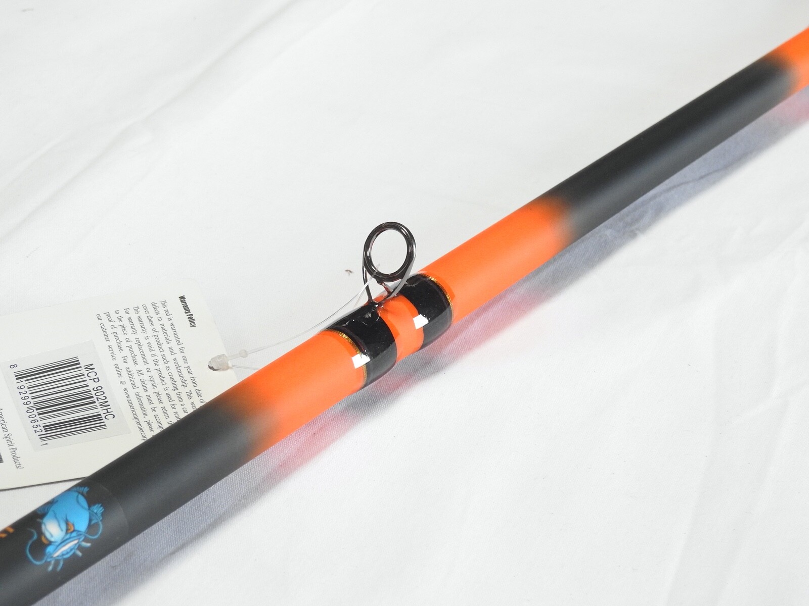 Monster Catfish Casting Rod 9′ 2PC New Tilting Guides Glow Tip