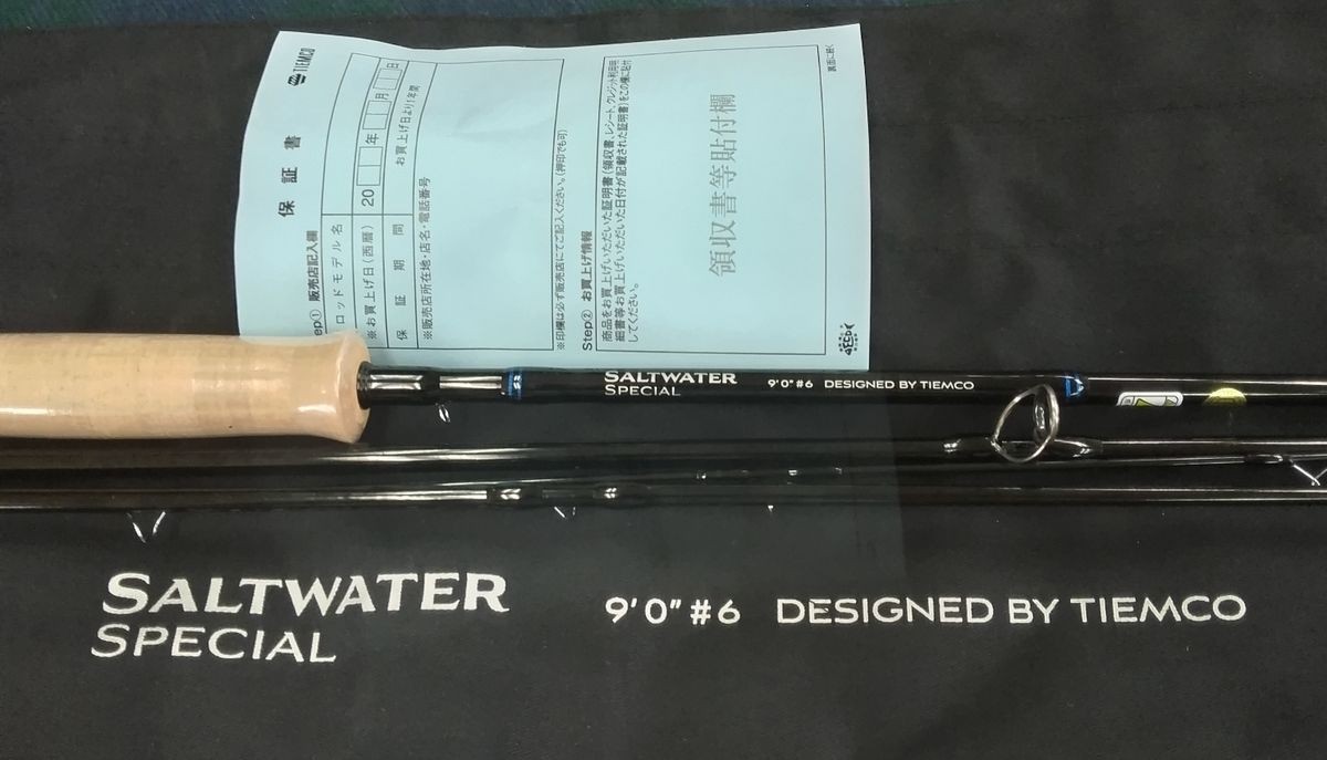 TIEMCO Saltwater SP906-4 Fly Rod 9ft 6 4pc Rockfish Mebaru Ajing Japan