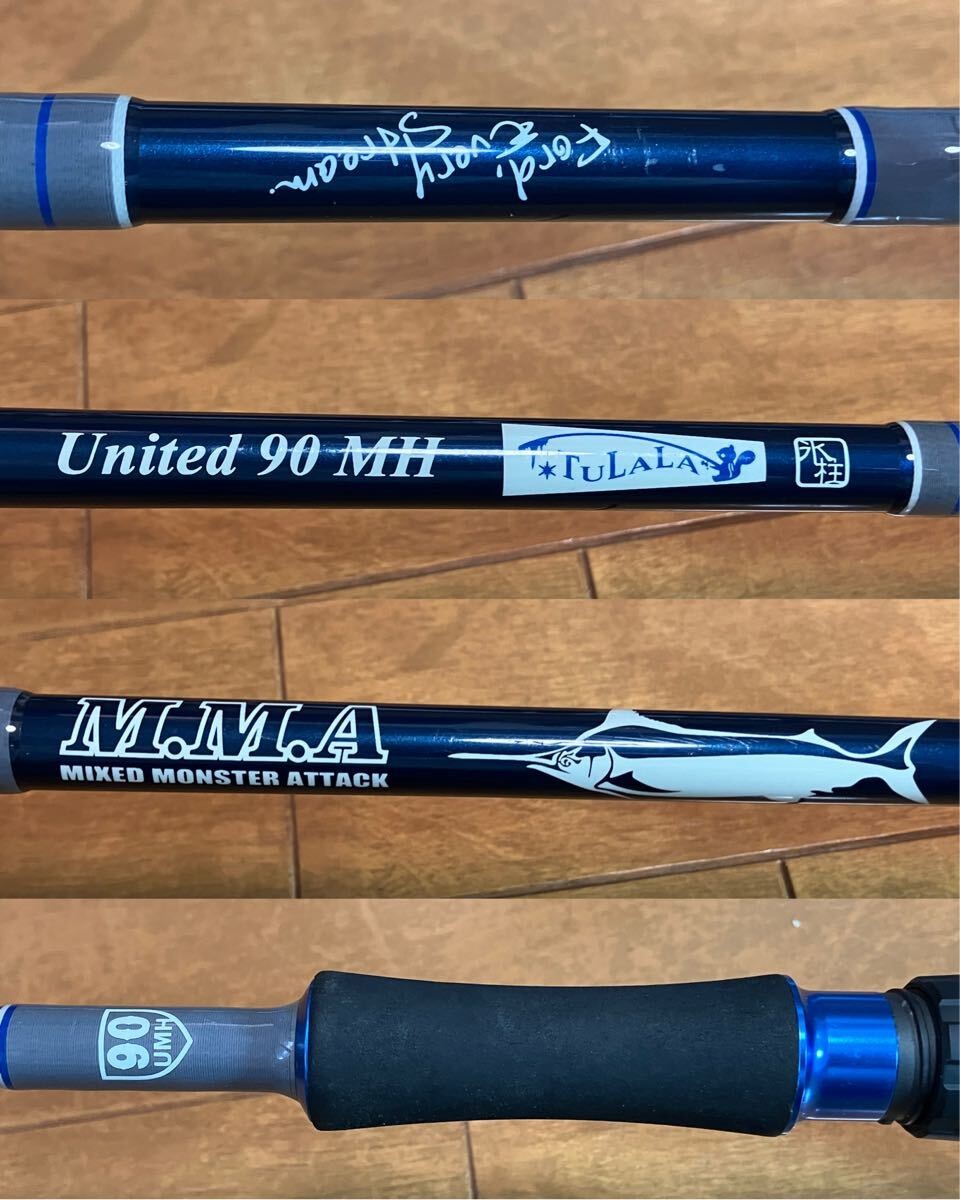 TULALA M.M.A United 90MH 4-Piece Pack Spinning Rod Used Pack Rod JDM