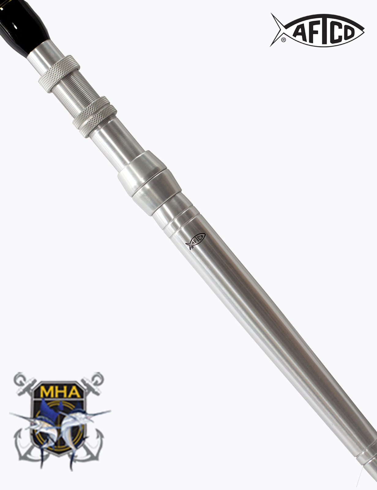 AFTCO Overhead Tuna Fishing Rod – AFTCO Guides & Uni-Butt 15-24kg Marlin Hunter