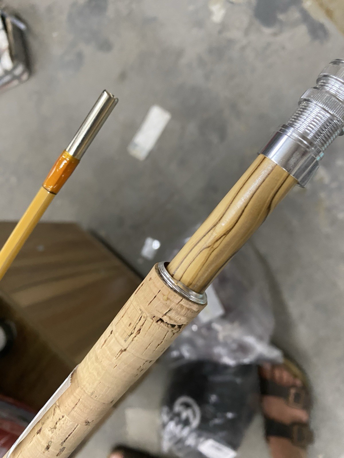 Dan Ellingson Custom-Built Bamboo Fly Fishing Rod. 8’6″ two pcs 5W