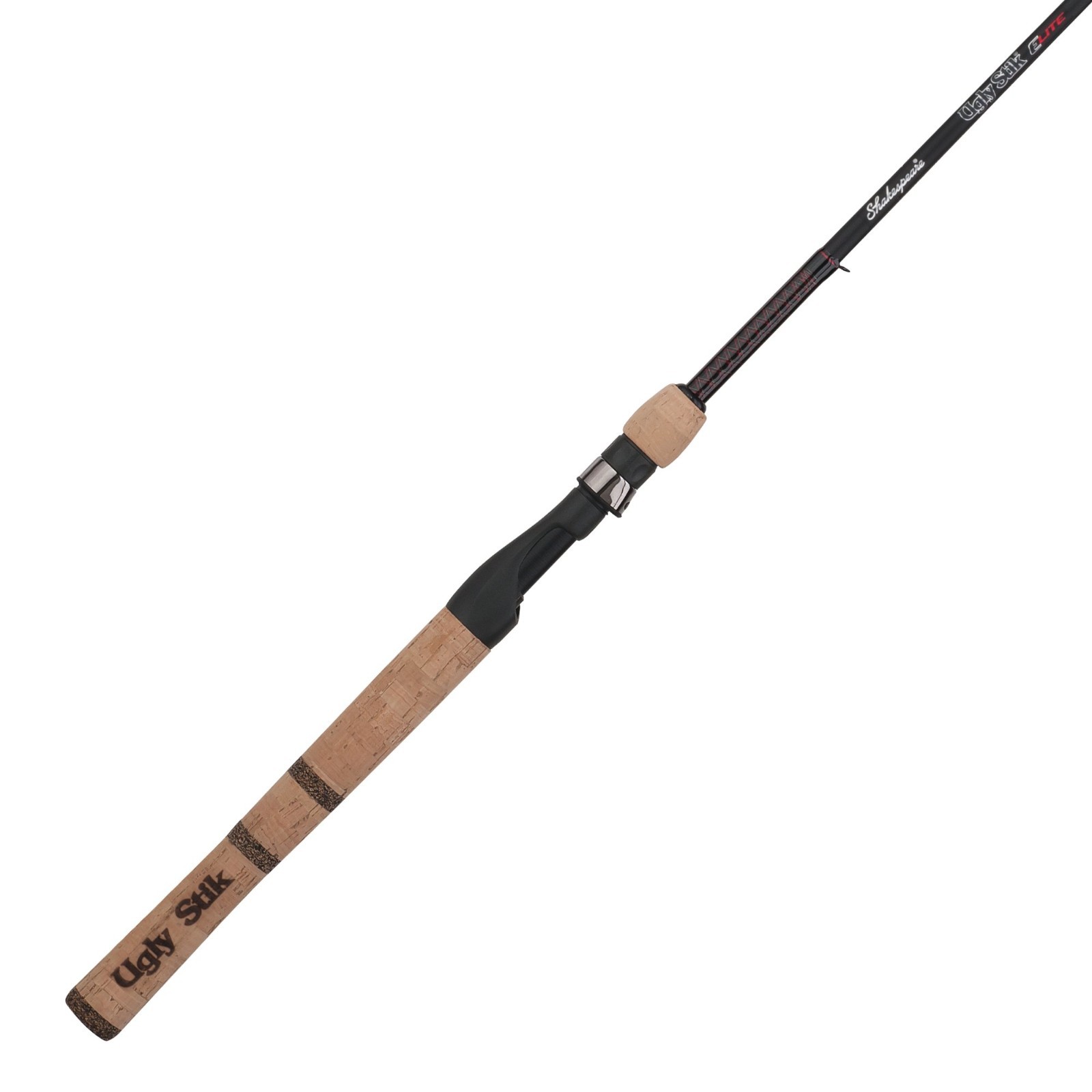 Ugly Stik 6’6” Elite Spinning Rod, Two Piece Spinning Rod, 6-14lb Line Rating…