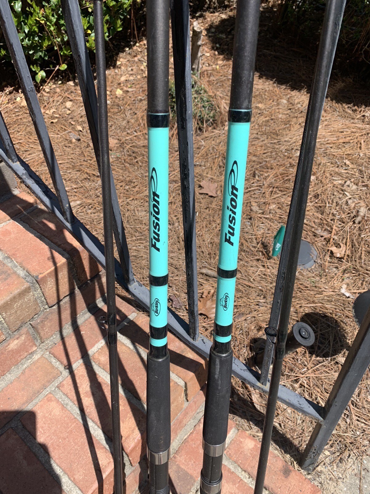 Pair of 9’ Berkley Fusion Spinning Rods MH 12-25lb Test, Lure Weight 1-3oz