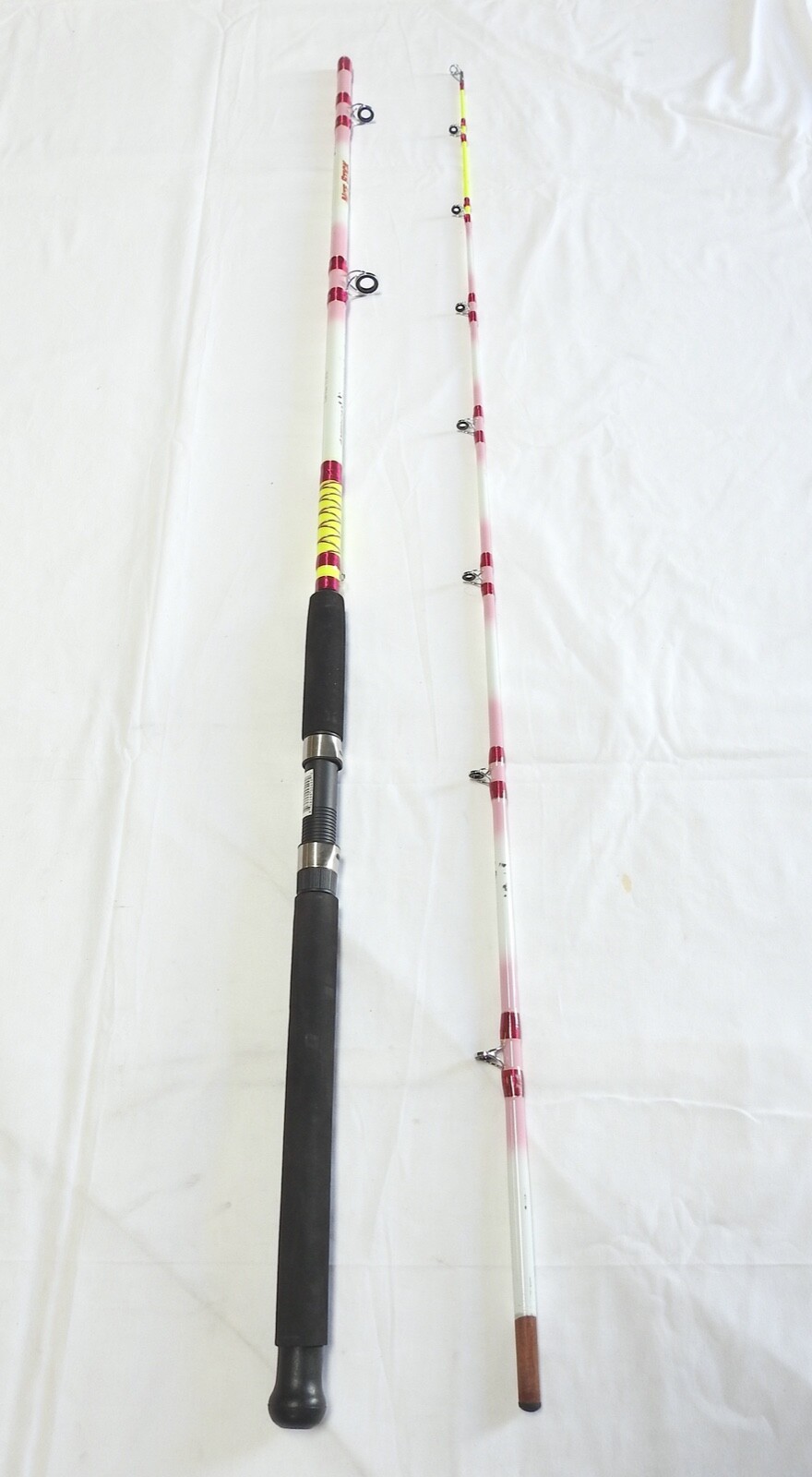 Nite Stick Catfish Casting Rod 9′ 2PC Glow Tip Pink