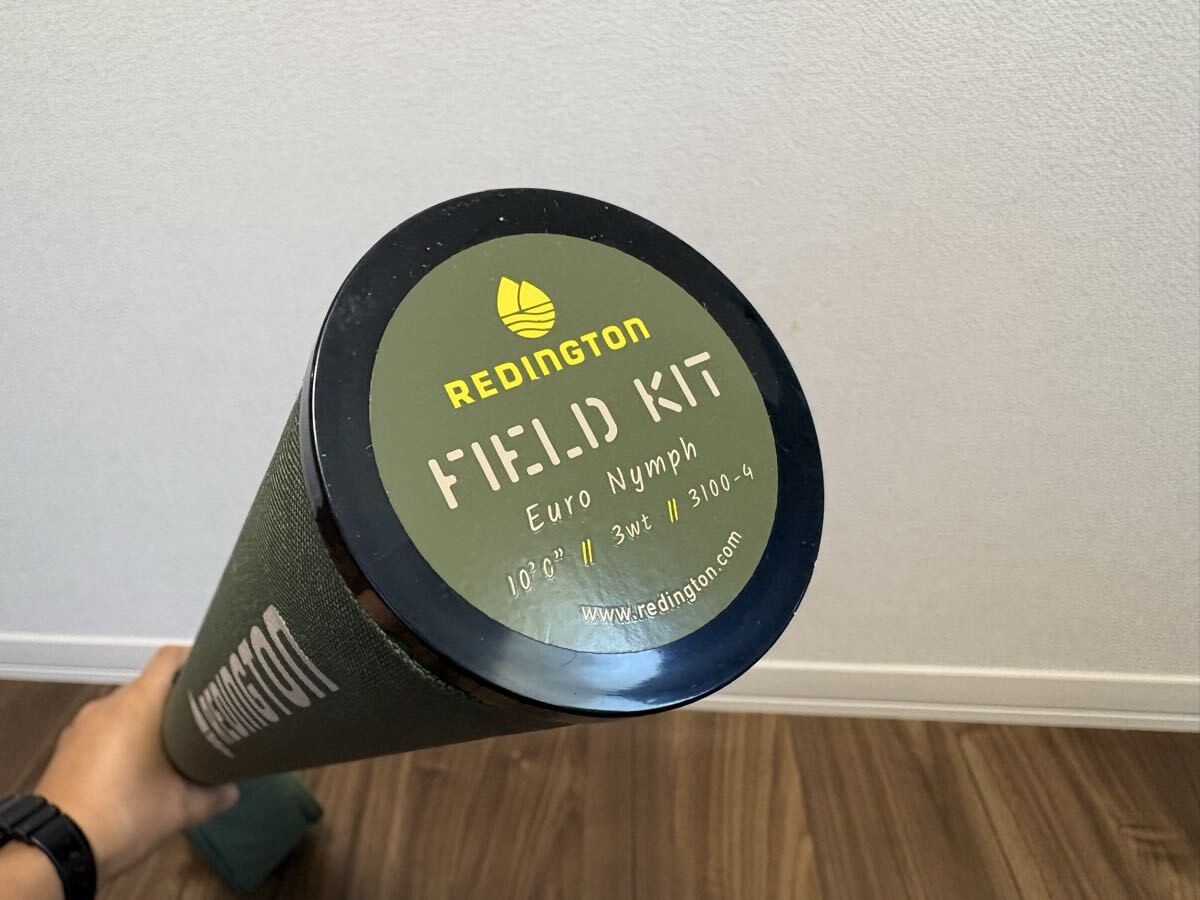 [Unused] Redington Field Kit Euro Nymgh 3100-4 Beginner Set 10ft #3 Fly Rod