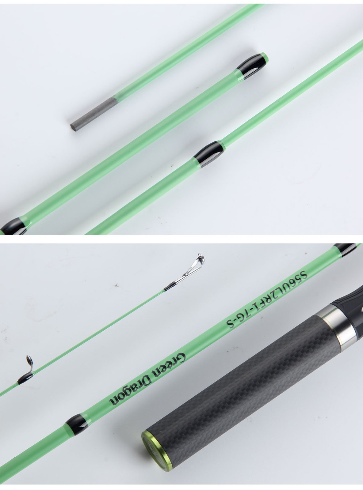 Fishing Rods Spinning Carbon Fiber Ultra Light Casting Portable Rod Travel Pole