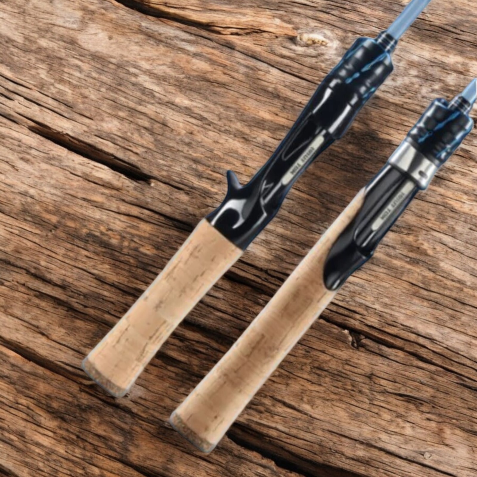 Stream Fishing Rod Trout Travel Ultralight Fishing Transparent Rod Cork Handle