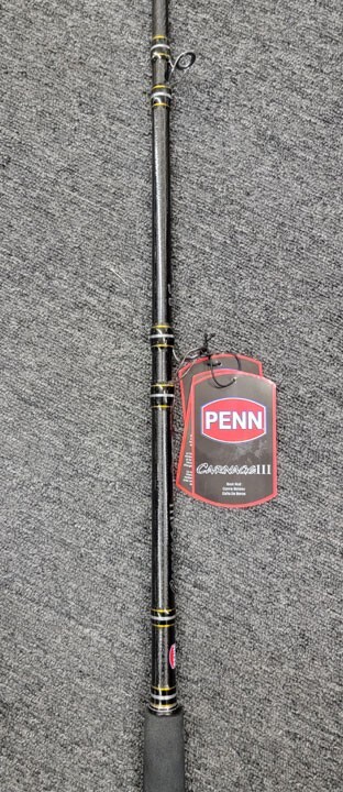 NEW Penn Carnage III Conventional Saltwater Rod CARWCIII3060C76 30-60LB 7’6″