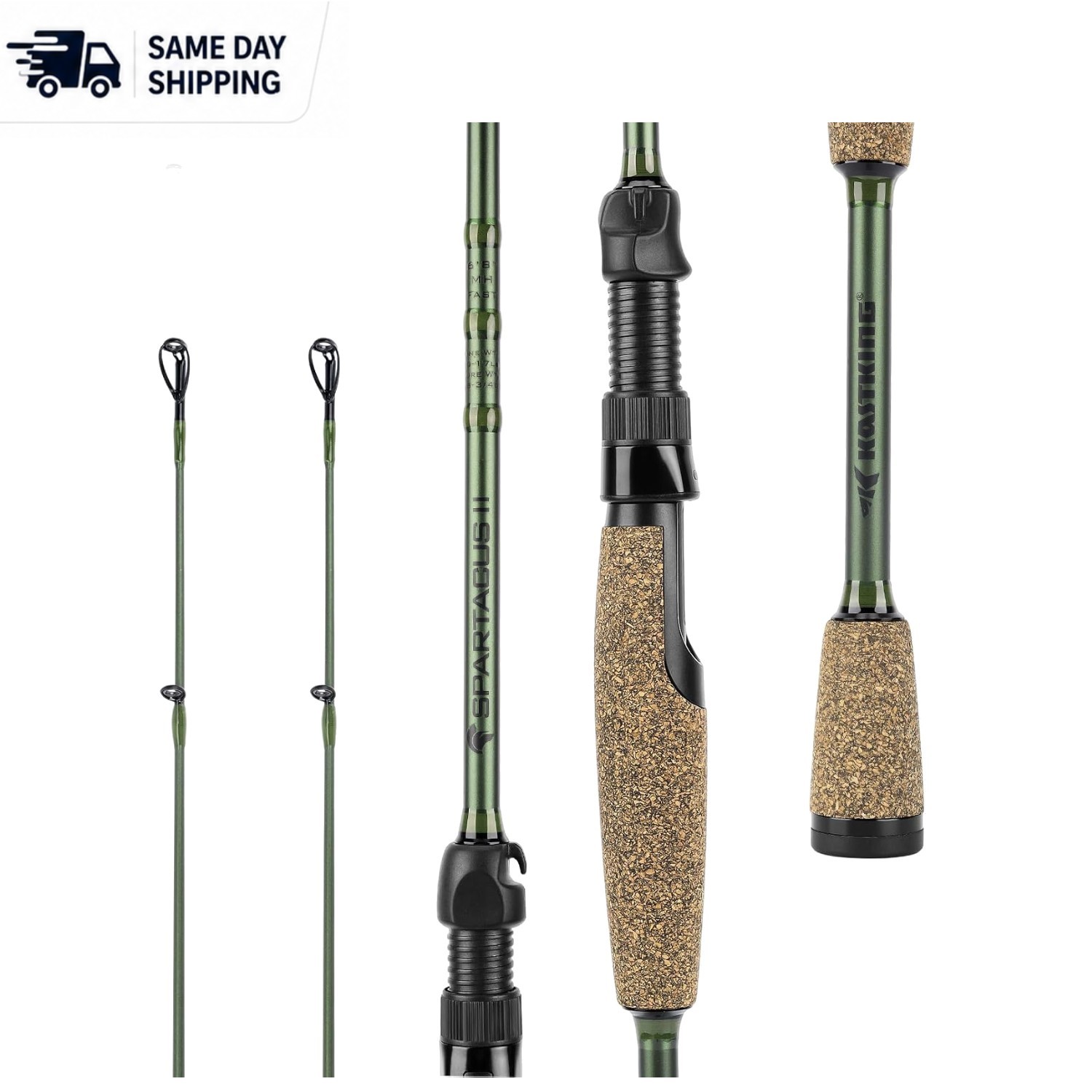 Spartacus II 7’0″ Medium Heavy Fishing Rod – Comfortable Grip & Smooth Casting