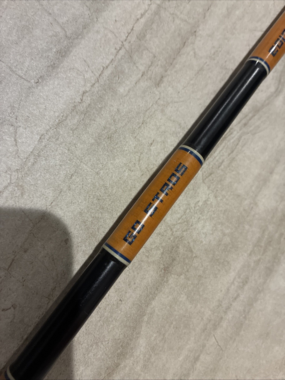Nice Preowned custom built 6’-10” bass fishing rod “GO STROS 2017 WS Champs”
