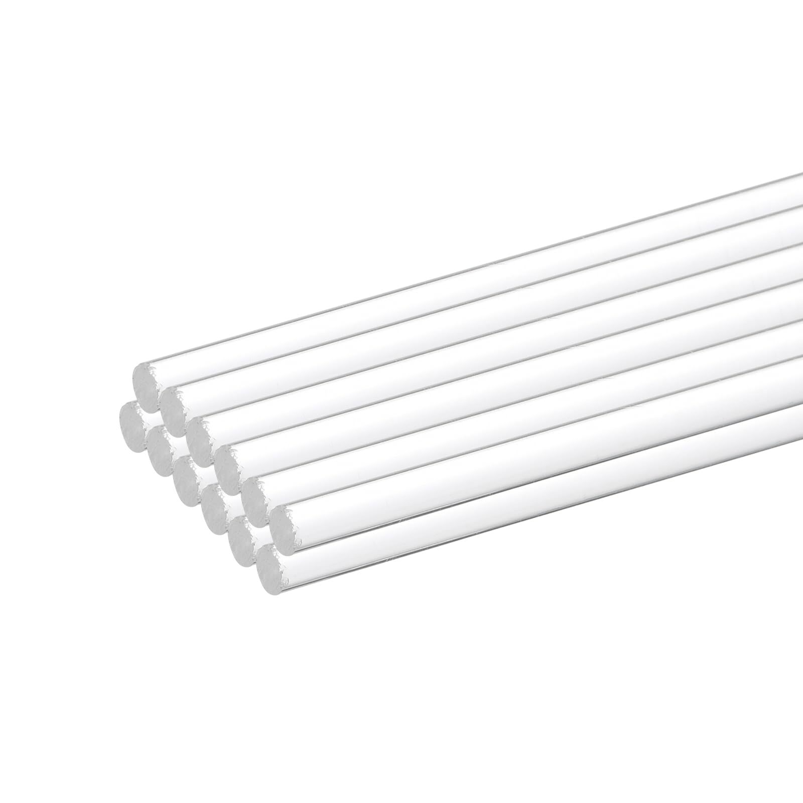 12pcs Acrylic Round Rods 1/8″ x 12″ Clear Acrylic Dowel Rods Sticks Plastic S…