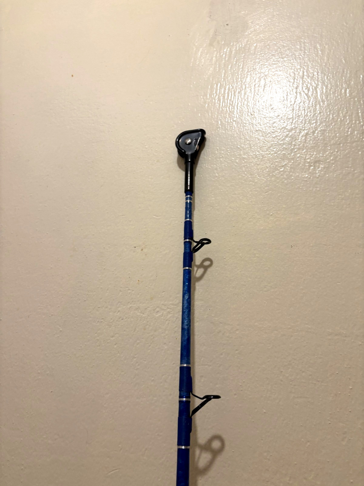 CUSTOM SHARK ROD 8’5″ SEABLUE PEARL MARBLE AFTCO STUART 80-130 LB NEW