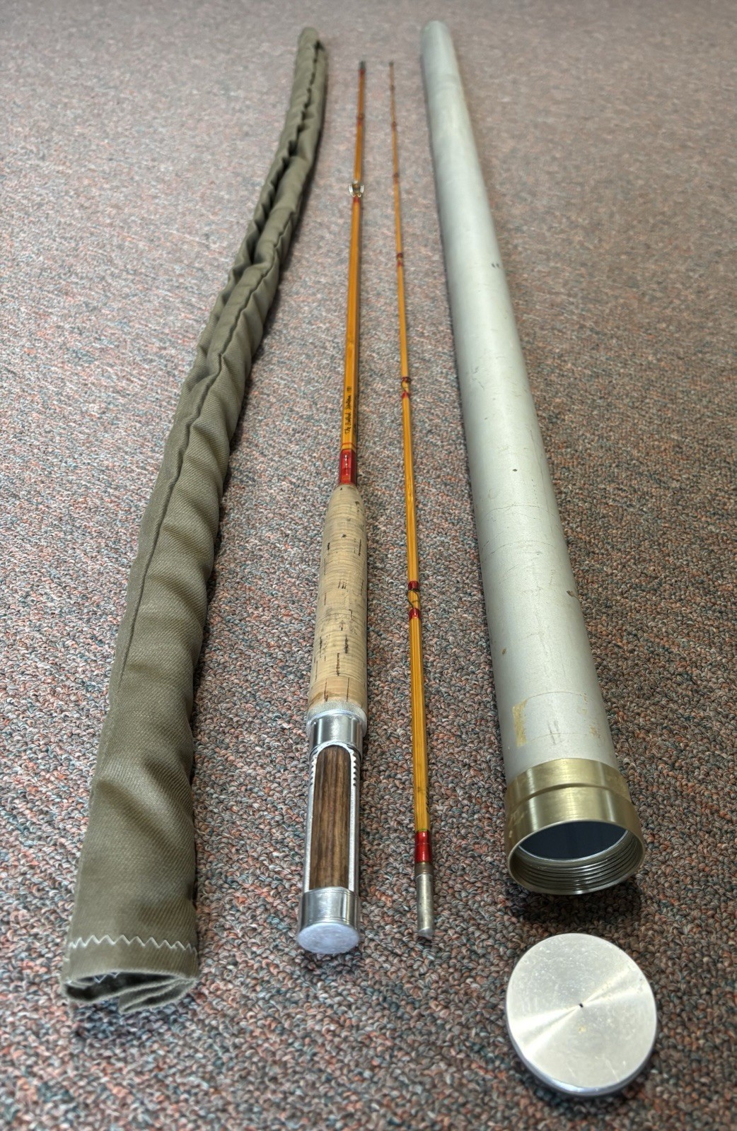 Vintage Peter Phelps Bedford Sportsman 7’6″ #5 #6 1981 Bamboo Fly Rod