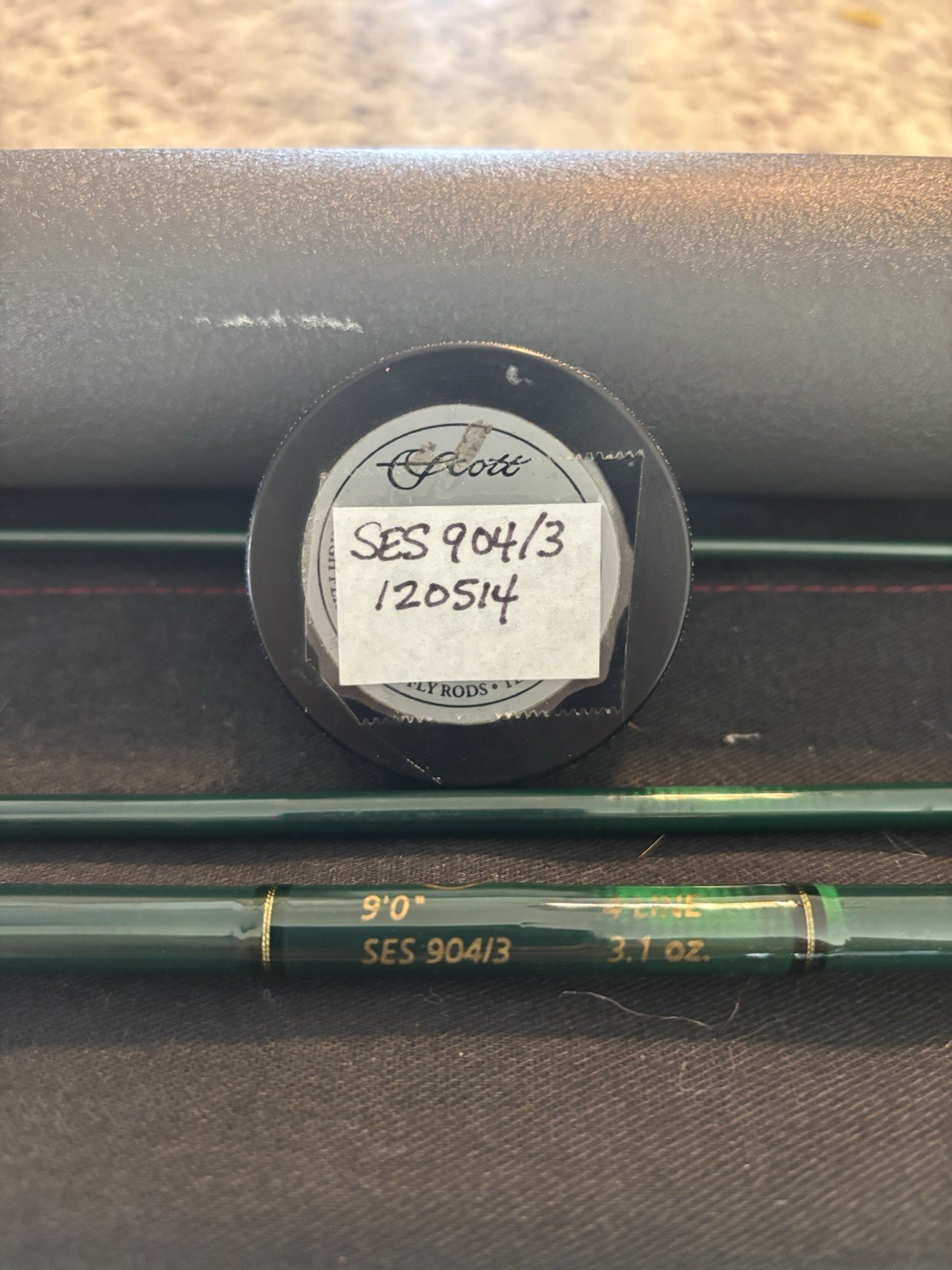 Scott SES Fly Rod 9’0 4wt 3 Piece Fly Fishing Rod