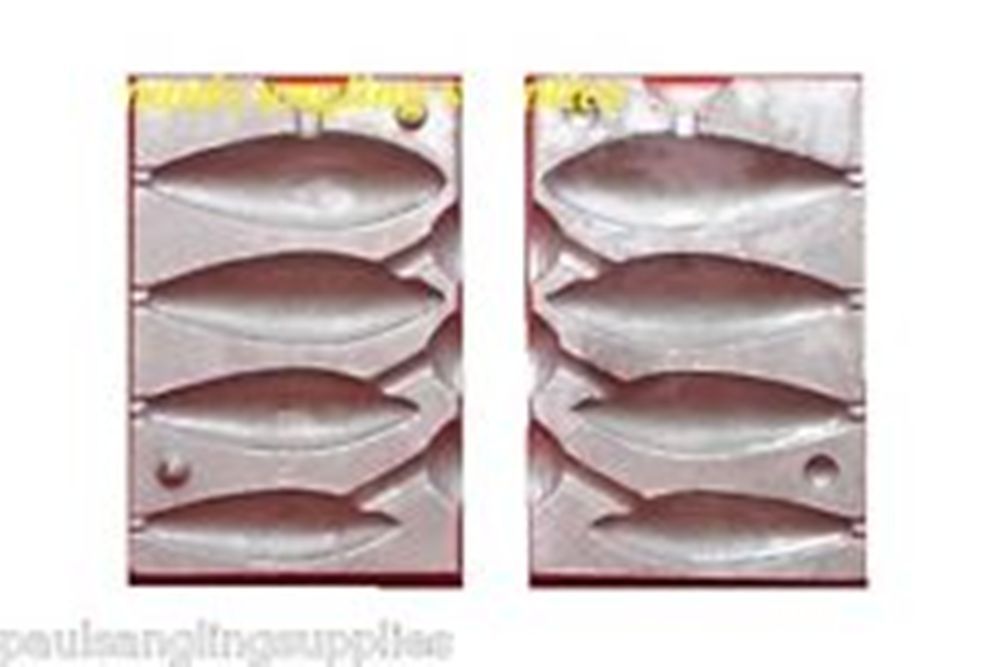 Sea Fishing Lead Weight Mould 3,4,5,6 oz INC 50 LOOPS AND 50 SWIVELS Distance ..