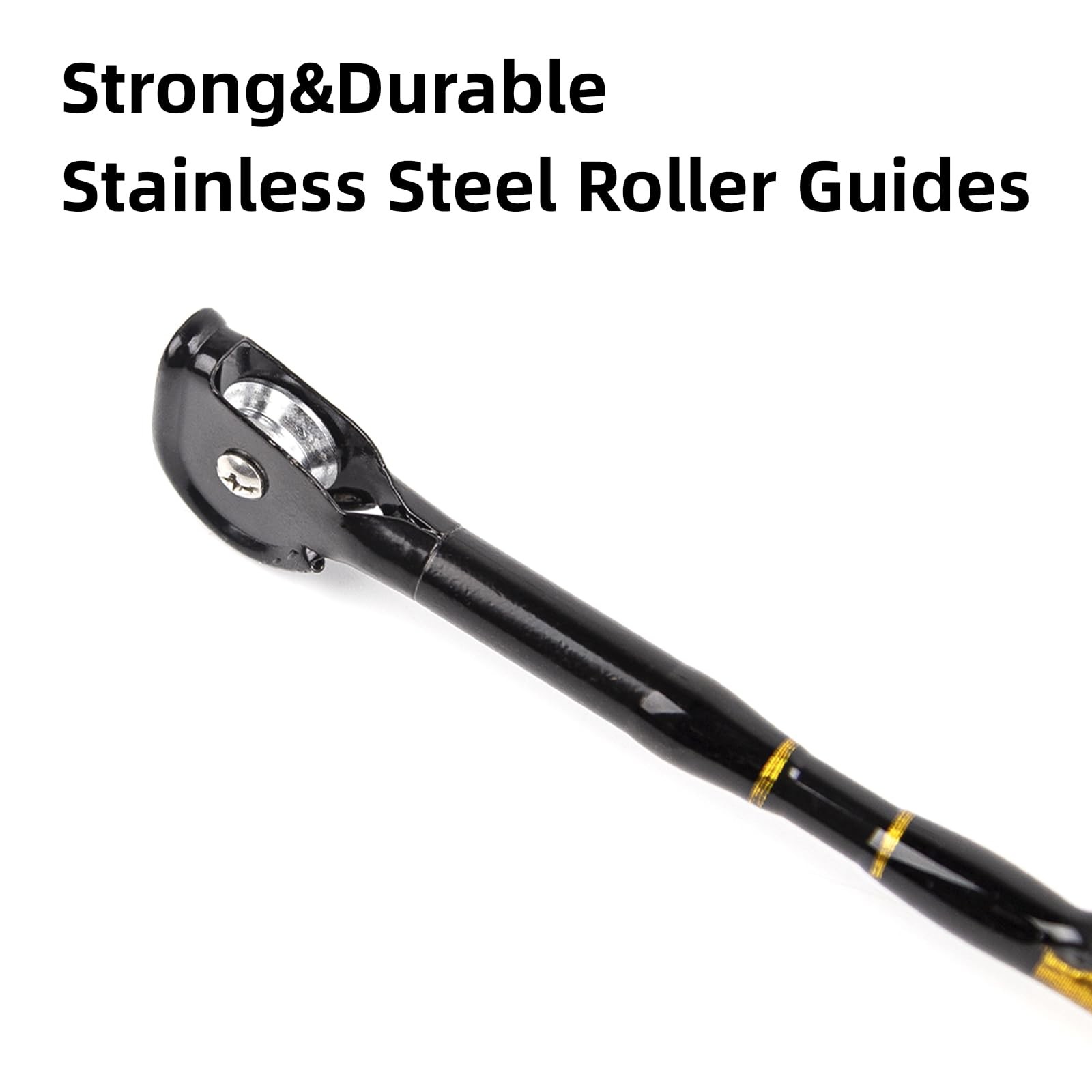 BETTER LEADER 2-Piece Saltwater Offshore Bent Butt Trolling Rod, Conventional…