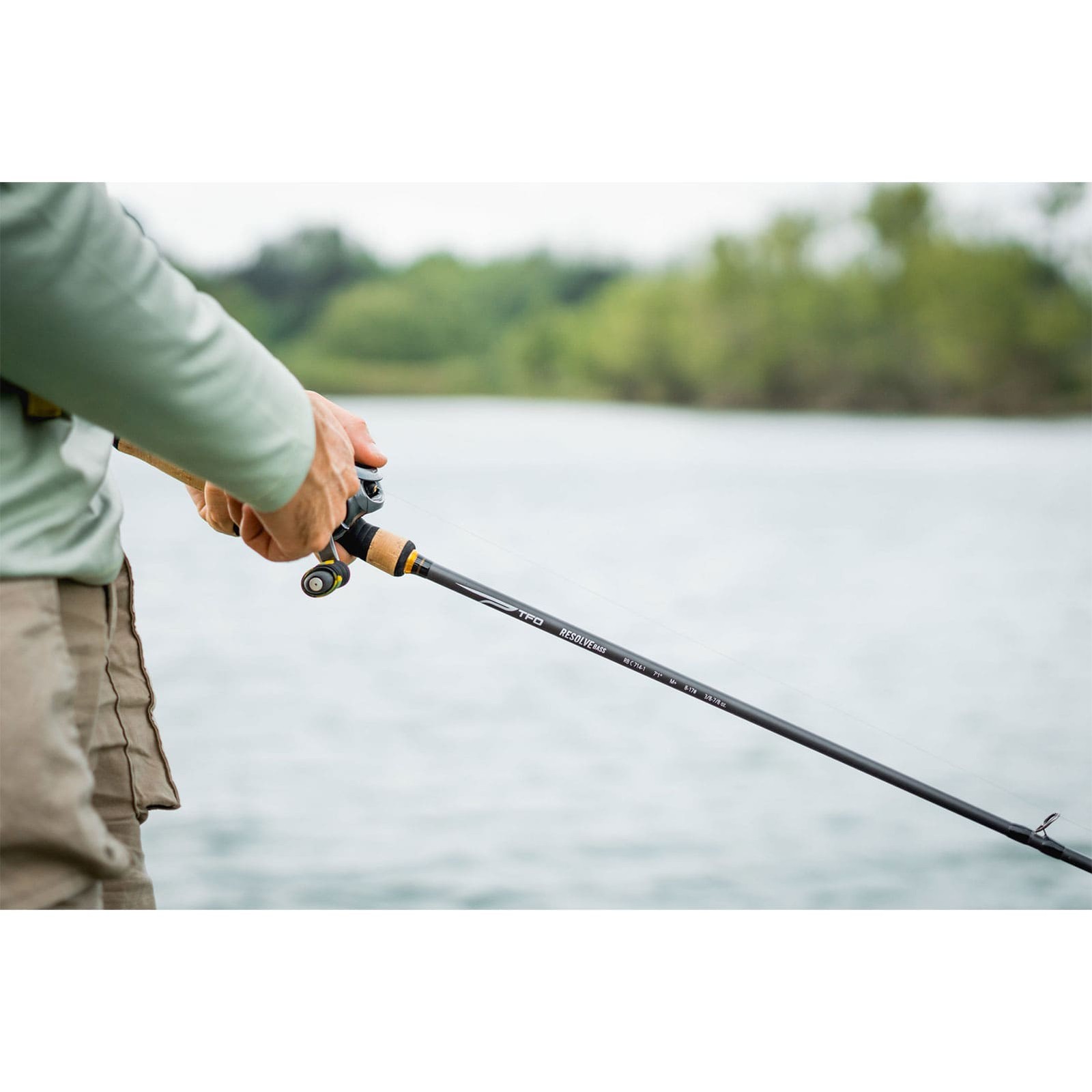 TFO Resolve Bass 7ft3in ML 1-Piece Spinning Rod (RB-S-763-1)