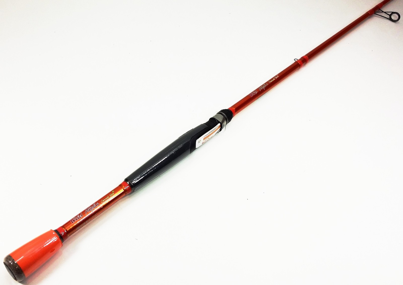 1PC Carrot Stix Spinning 6′ MEDIUM Wild Orange Alpha Bass Fishing Rod