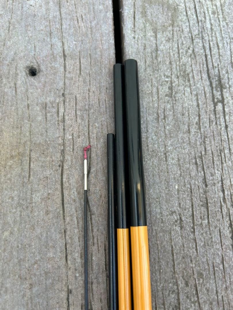 Special Selection Makizuki Herabuna Rod Glass Fiber Yellow Black Used