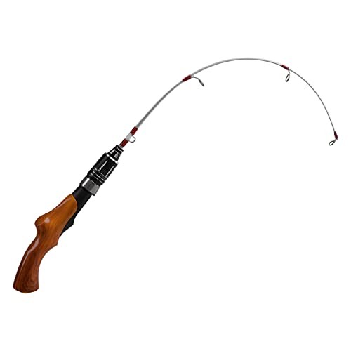Lightweight Ice Fishing Gear Portable Spinning Rod 23″ Ice Fishing Rod