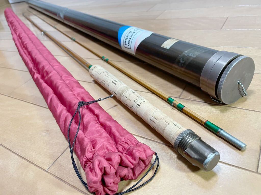 Pezon et Michel Ritz Super Parabolic PPP Fario Club 8’5 #6 Bamboo FlyFishing Rod