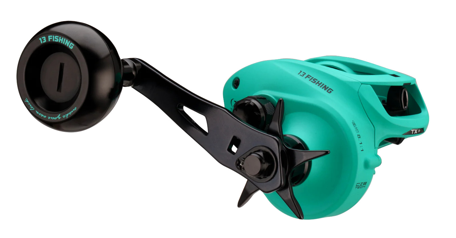 13 FISHING Concept TX3 Baitcast Reel – 8.1:1 + Braid 18Kg TX3-8.1-RH