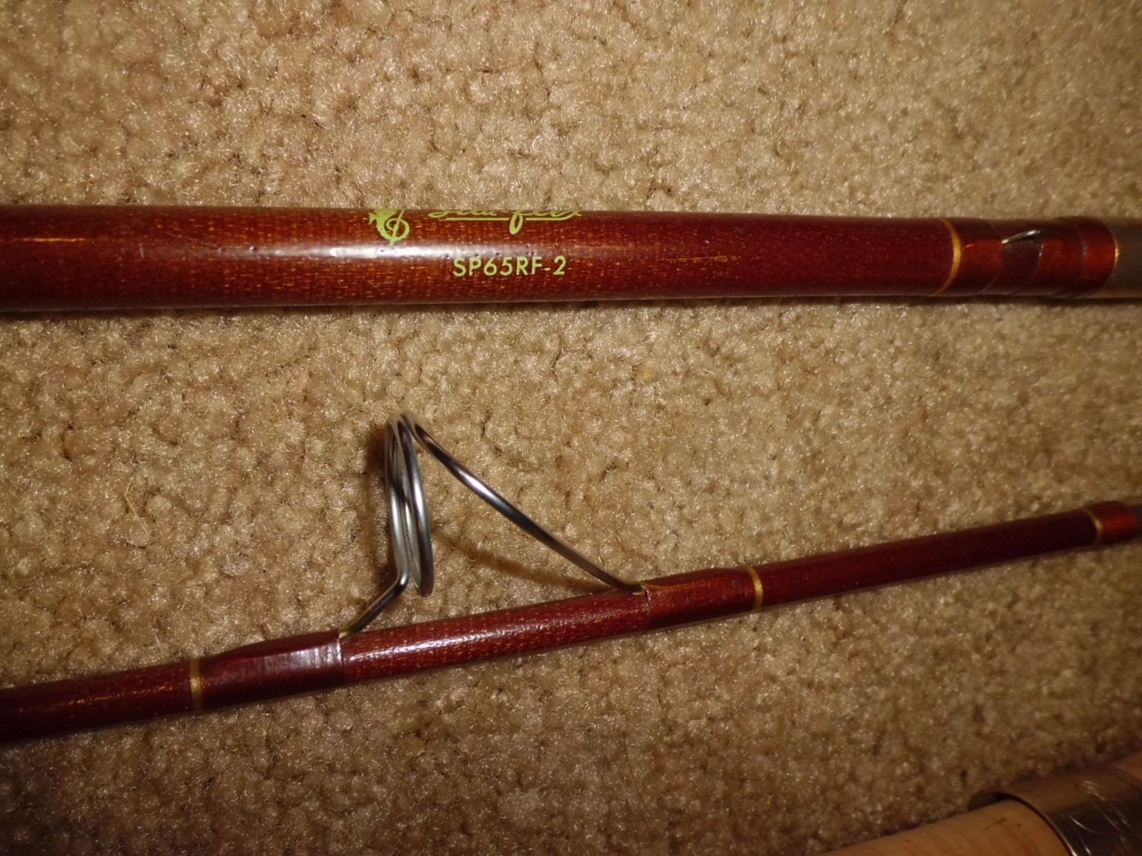 Vintage SILAFLEX SP65RF-2 Spinning 7’6″ Rod made in USA- 6-12 lb test
