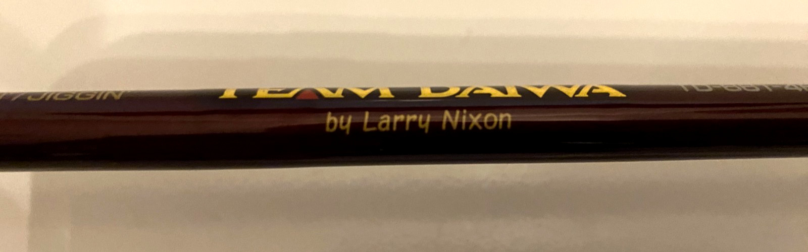 VINTAGE TEAM DAIWA TD-661-4RB 6’6”10-17Lb Power Mesh, LARRY NIXON Fishing Rod