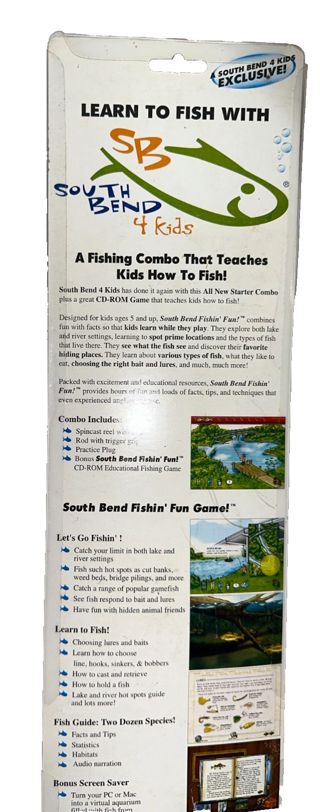 VINTAGE MR.BIG FISH FOR KIDS BY SOUTH BEND (NEW OTHER) READ DESC