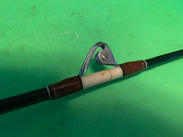 CUSTOM BUILT 6 FOOT 3 INCH 50 TO 100 POUND CLASS FISHING ROD AFTCO PERFECTION