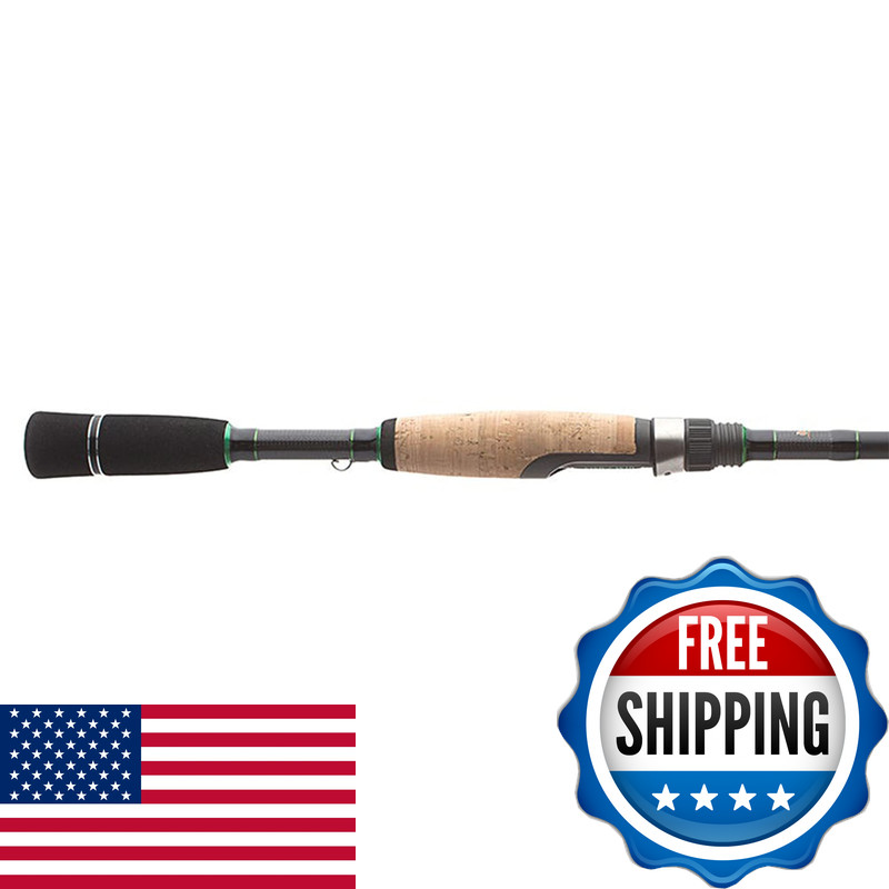 Dobyns Rods Fury Series Fr 703Sf Medium Power Action Spinning Rod 70 Black/Green