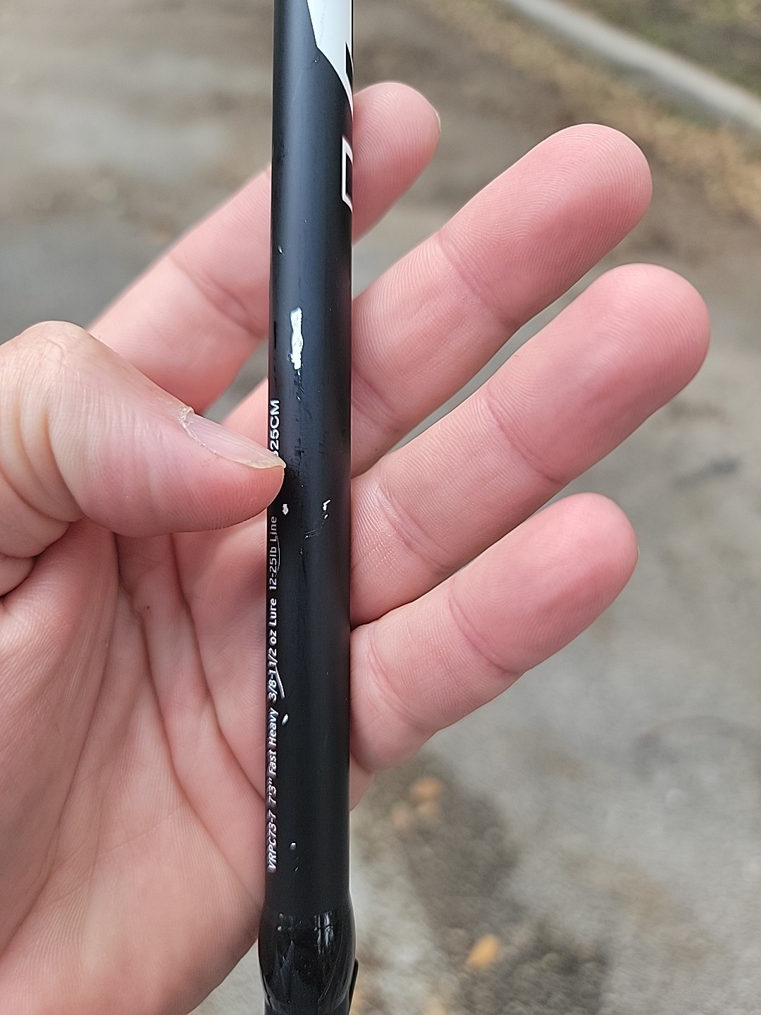 ABU GARCIA VERITAS CASTING ROD 7 foot 3 inch medium heavy. Combo