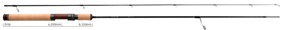 YAMAGA Blanks Lupus 51B/3pcs Native Trout Baitcasting Rod Stream JDM