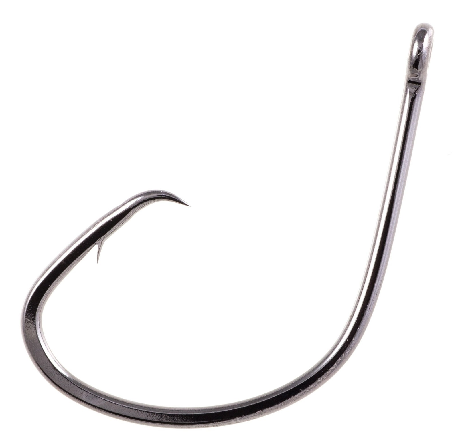 Owner 5114 Mutu Light Circle Hook 6/0 (3 Per Pack) Black Chrome