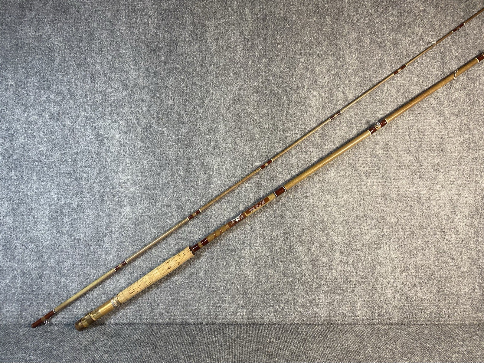 Vintage Fenwick FF112 Feralite Fly Rod 9’3” 9-10wt Fiberglass Salmon Steelhead