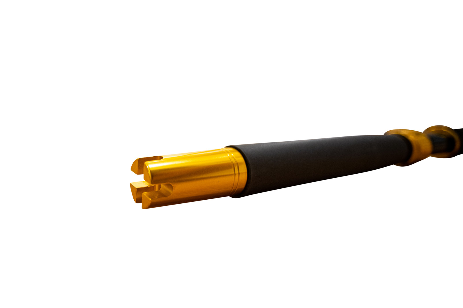 80lb Hollow Rod with Pac Bay Rollers – Straight Rod