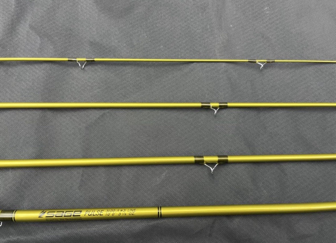 Sage PULSE 3100-4 #3 10‘0“ 3 1/8 OZ. Fly Rod Free shipping DDP