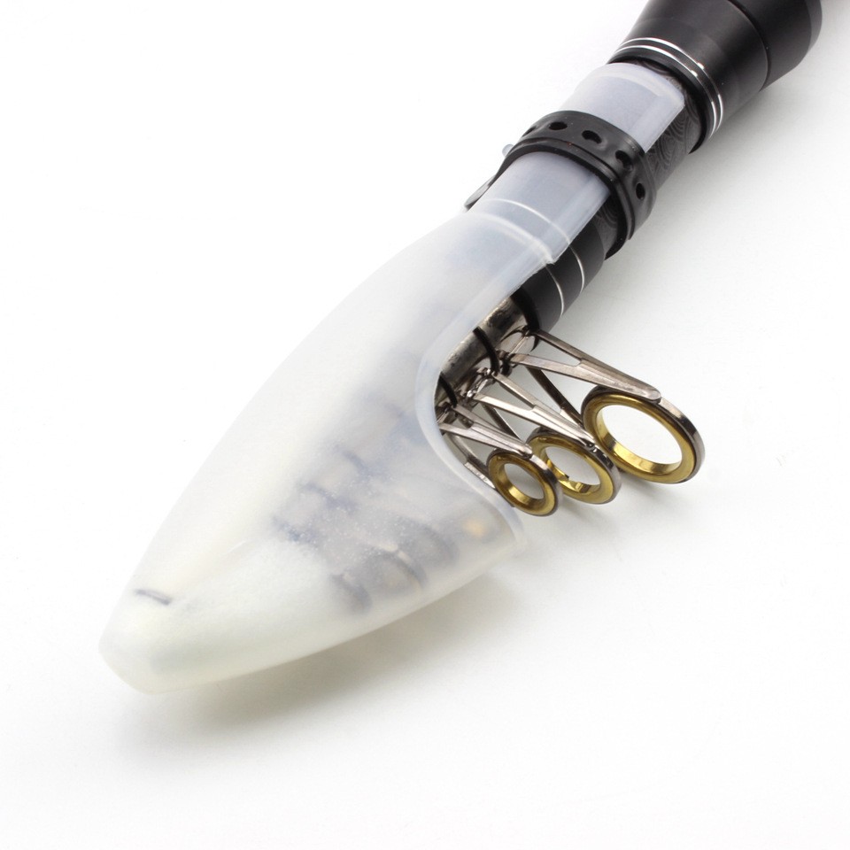 Lightweight Shrink Carbon Fiber Fishing Rod Portable 1.8m-3.0m Sea Pole
