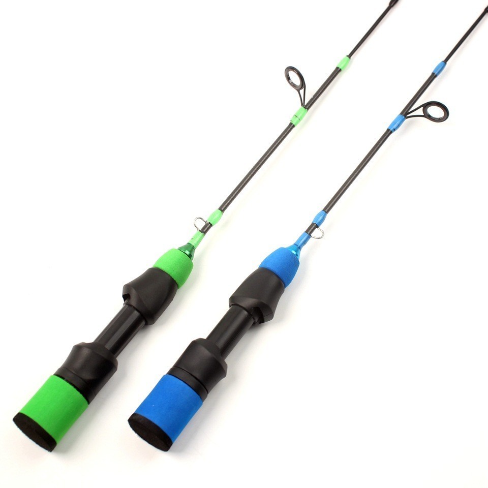 Ice Fishing Rod Carbon Fiber Fast Action Casting Spinning Travel Rod Carp 55cm