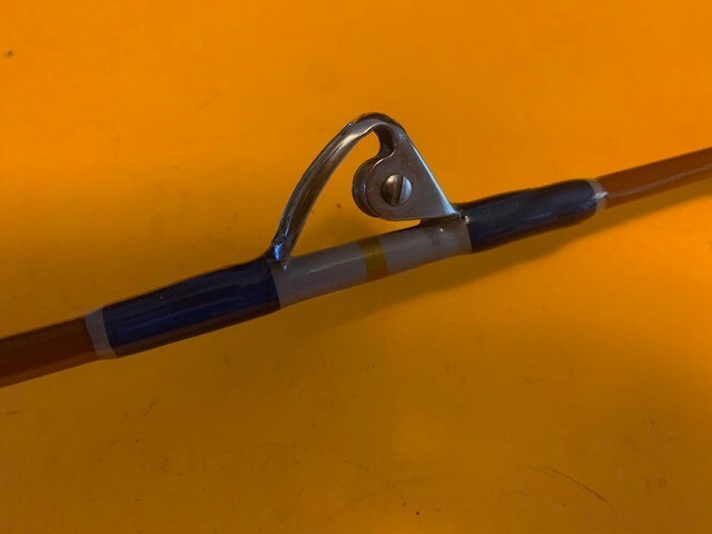 CUSTOM BUILT CALSTAR AC30D 6 FOOT 11 1/2 INCH 30 POUND CLASS BOAT/TROLLING ROD